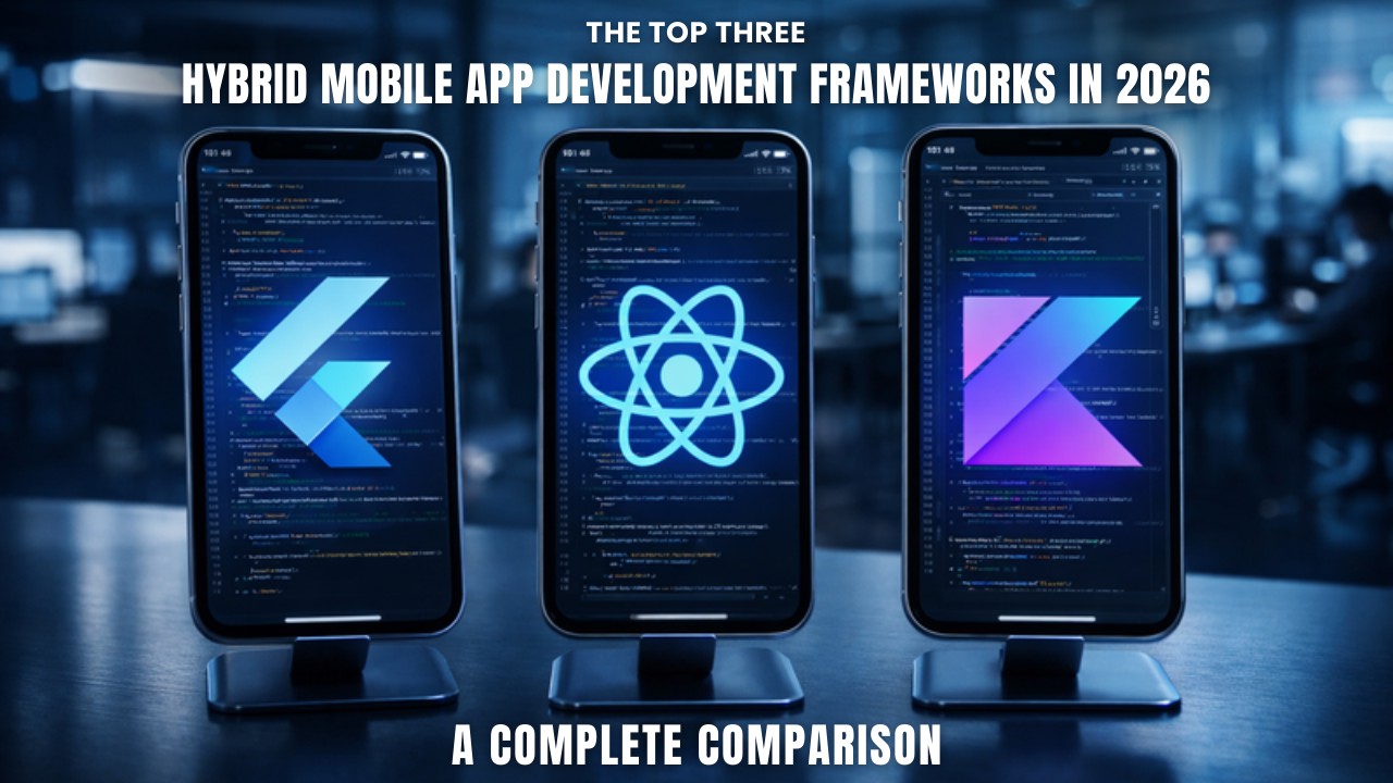 The Top 3 Hybrid Mobile App Development Frameworks in 2026: A Complete Comparison 