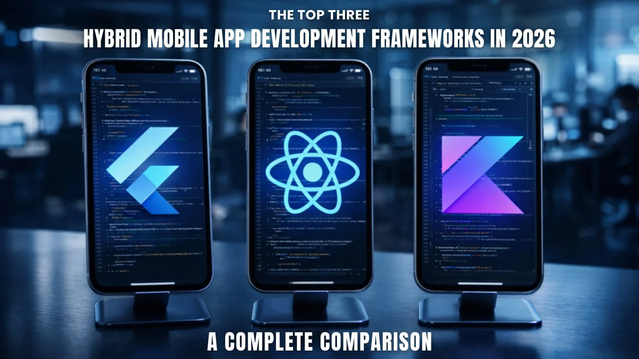 The Top 3 Hybrid Mobile App Development Frameworks in 2026: A Complete Comparison